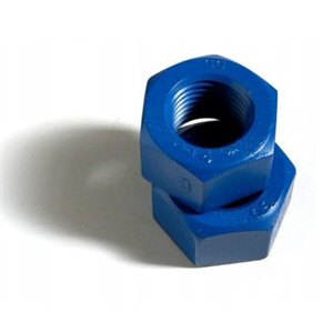 PTFE Xylan Coated Hex head Nuts, ASTM A194 2H